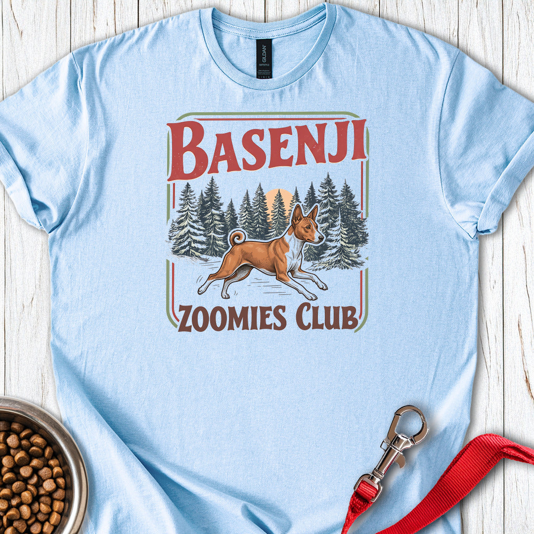 Basenji Zoomies Club — Light Blue