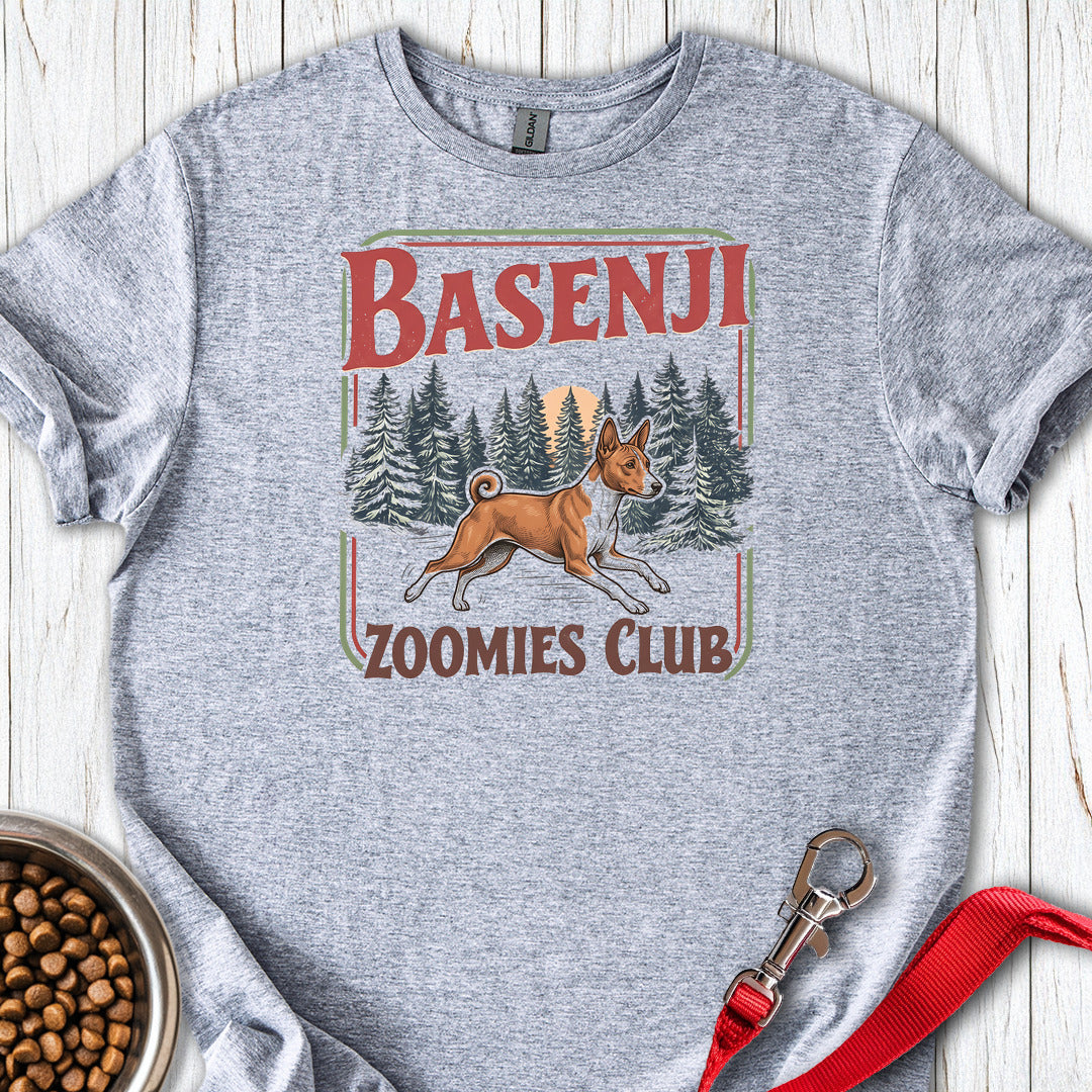 Basenji Zoomies Club — Sport Grey