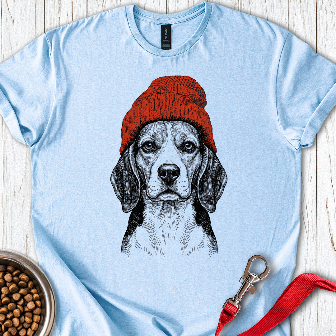Beagle Beanie Light Blue