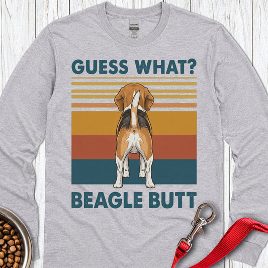 Beagle Butt Long Sleeve — Sport Grey