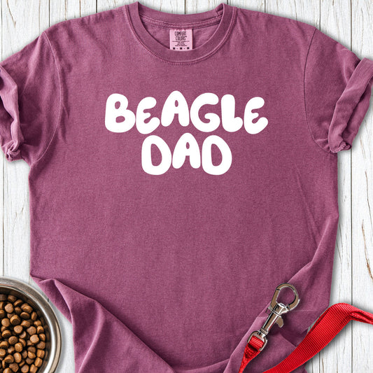 Beagle Dad Premium Tee Berry