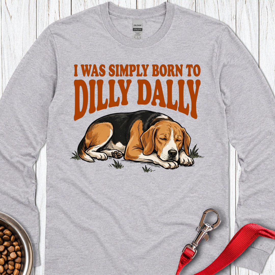 Beagle Dilly Dally Long Sleeve — Sport Grey