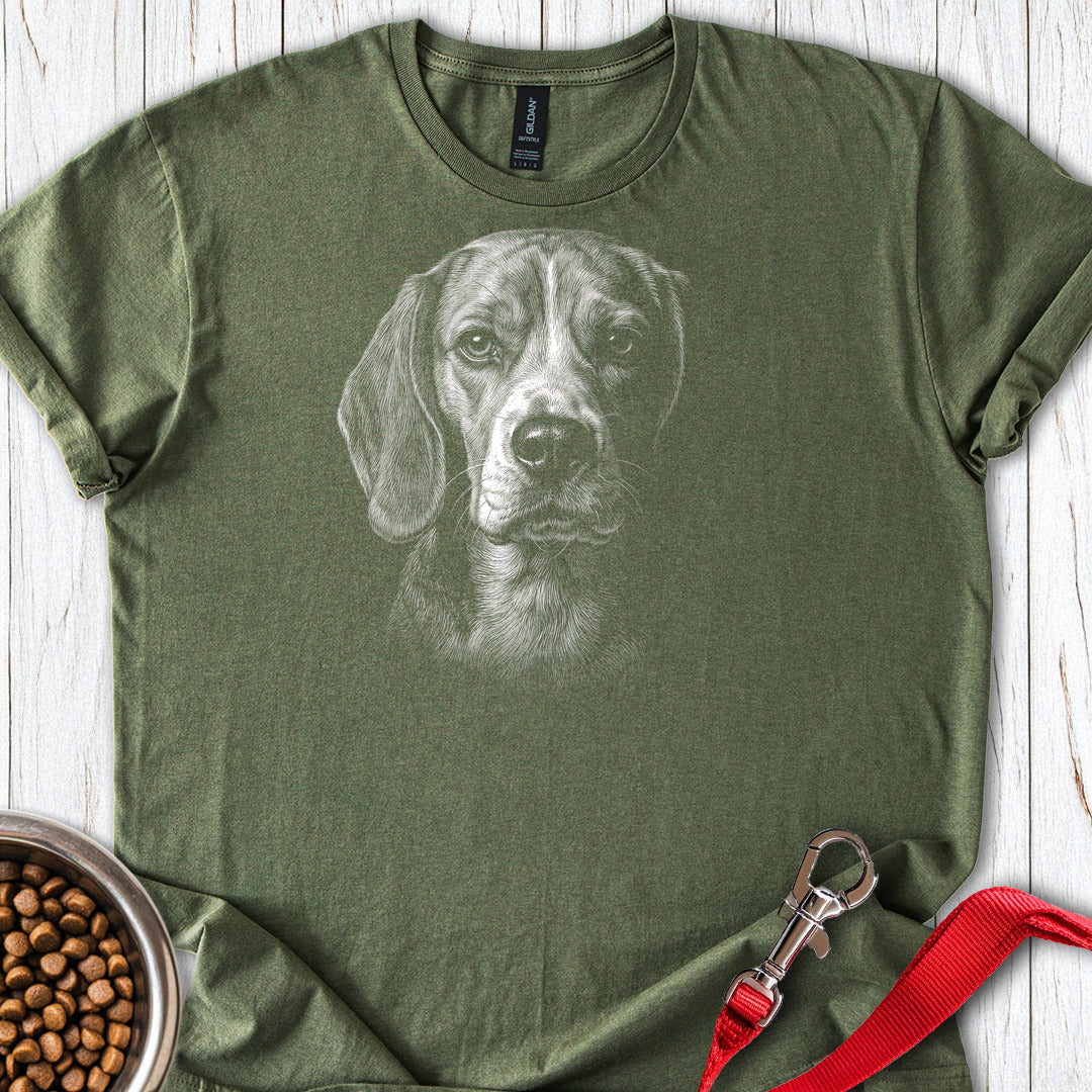 Beagle Engraved — Military Green