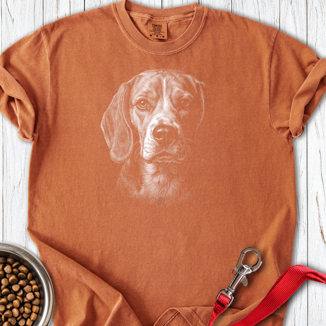 Beagle Engraved Premium Tee — Yam