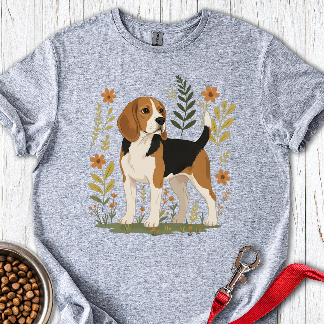 Beagle Flowers Sport Grey