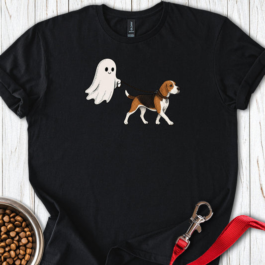 Beagle Ghost Halloween Black