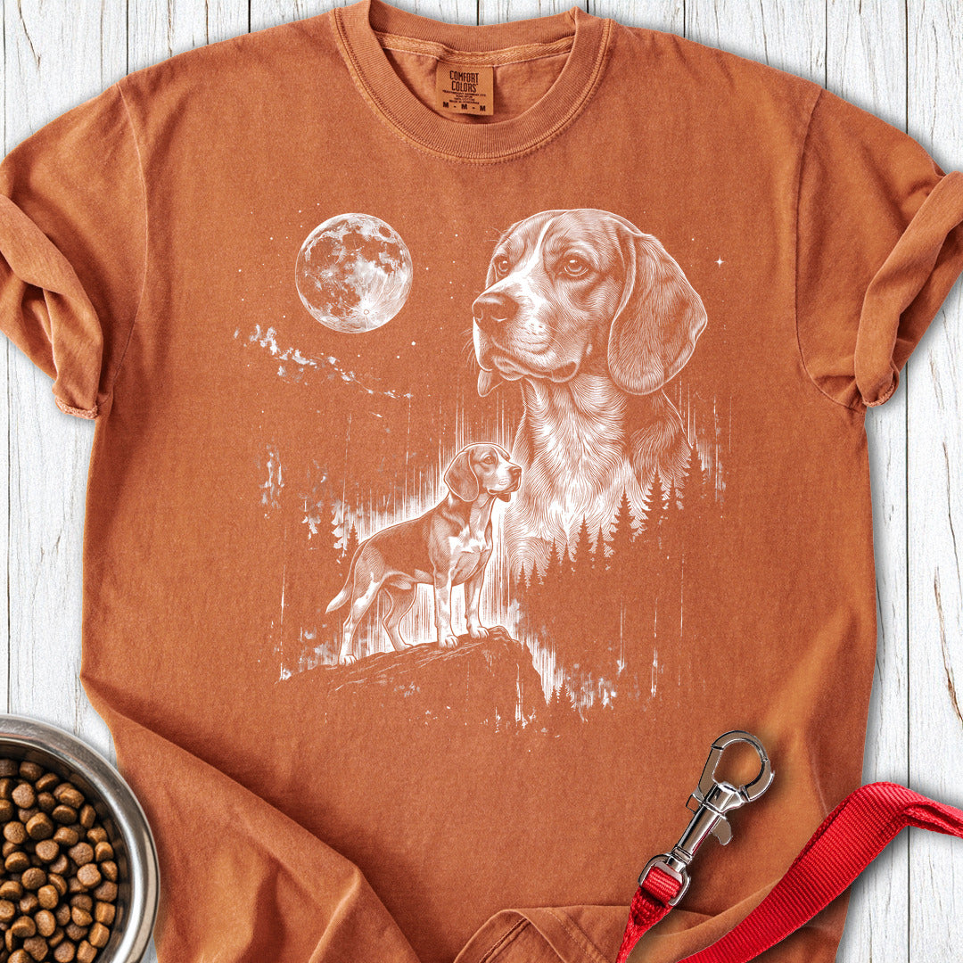 Beagle Moonlight Premium Tee — Yam