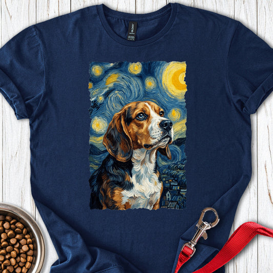 Beagle Van Gogh Navy