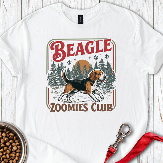 Beagle Zoomies Club White