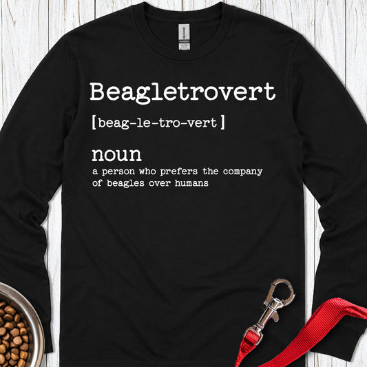 Beagletrovert Long Sleeve — Black
