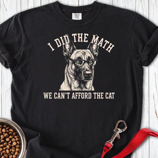 Belgian Malinois Ban The Cat Premium Tee — Black