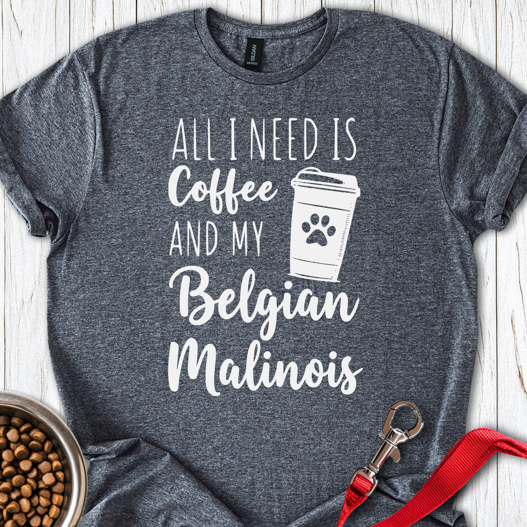Belgian Malinois & Coffee Dark Heather