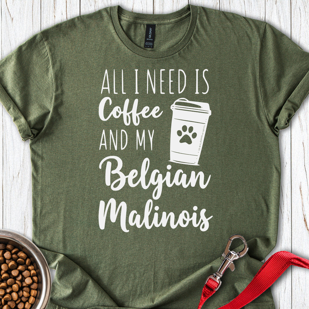 Belgian Malinois & Coffee Military Green