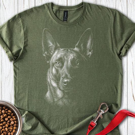 Belgian Malinois Engraved — Military Green