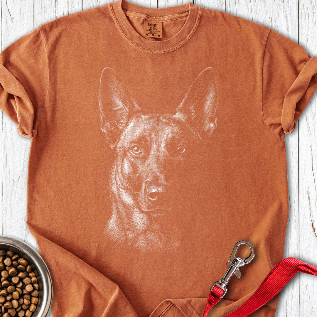 Belgian Malinois Engraved Premium Tee — Yam