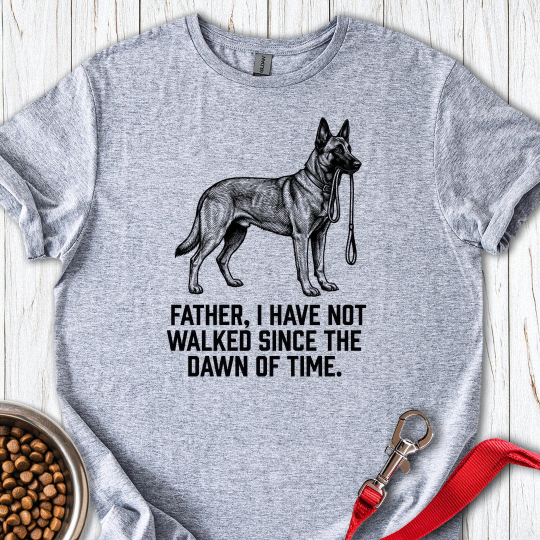 Belgian Malinois Father Walking Sport Grey