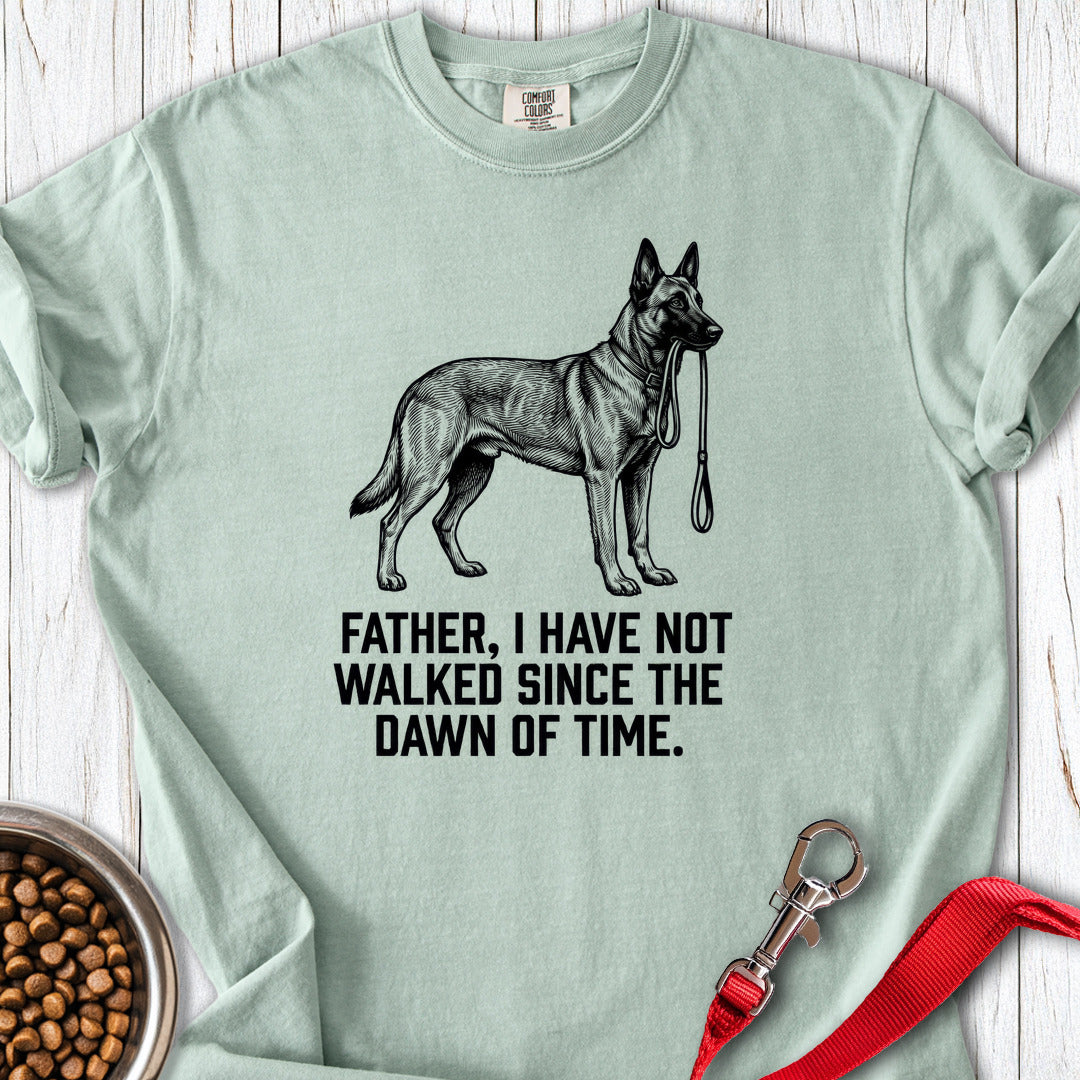 Belgian Malinois Father Walking Premium Tee Bay