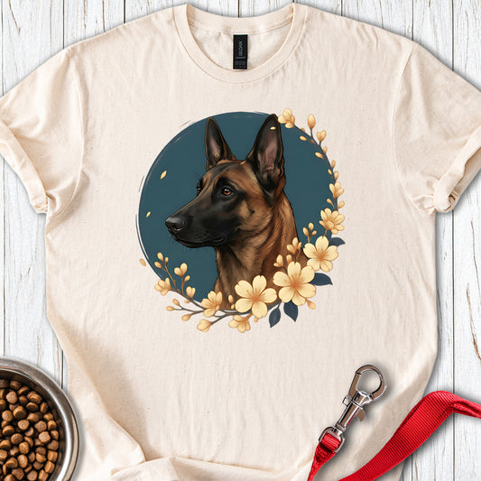 Belgian Malinois Flowers Natural