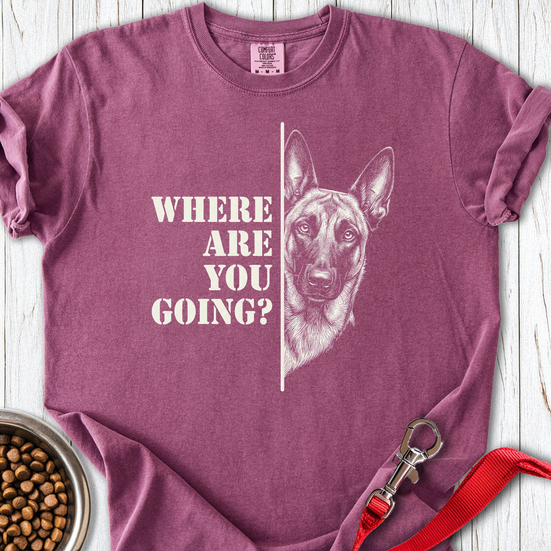 Belgian Malinois Following Premium Tee — Berry
