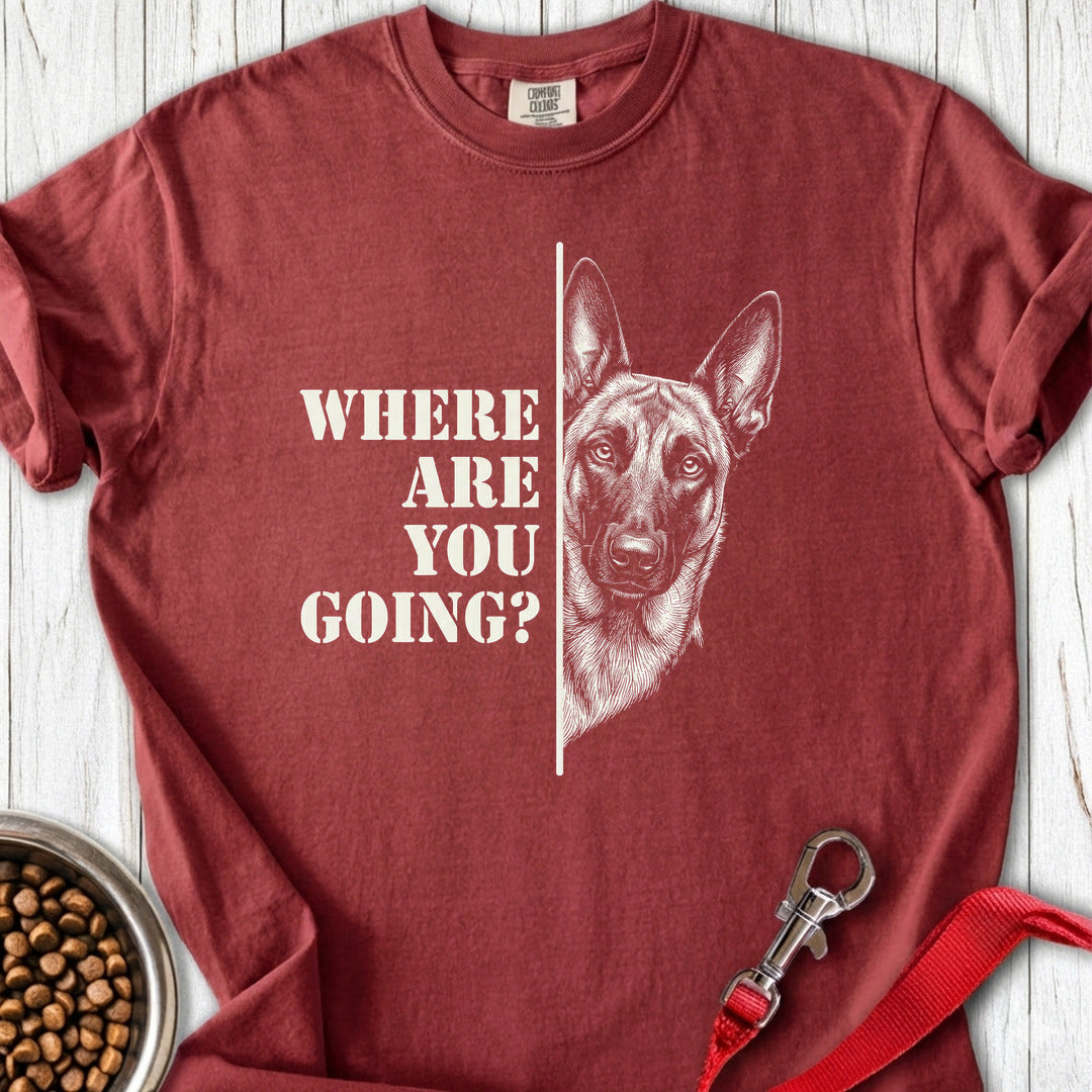 Belgian Malinois Following Premium Tee — Brick