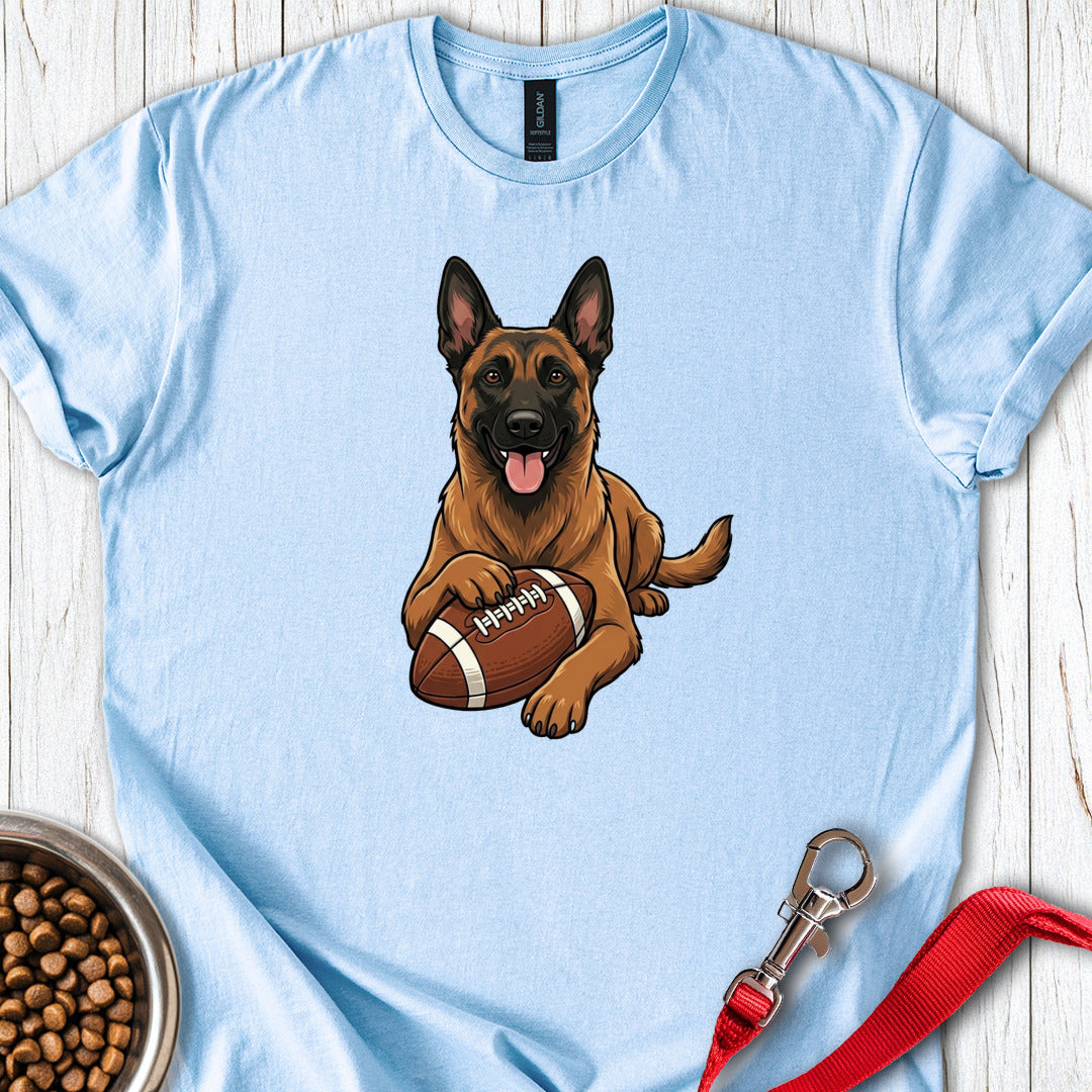 Belgian Malinois Football Light Blue