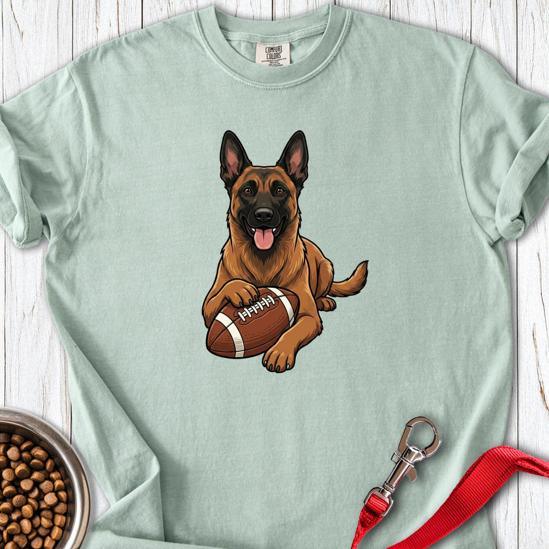 Belgian Malinois Football Premium Tee Bay
