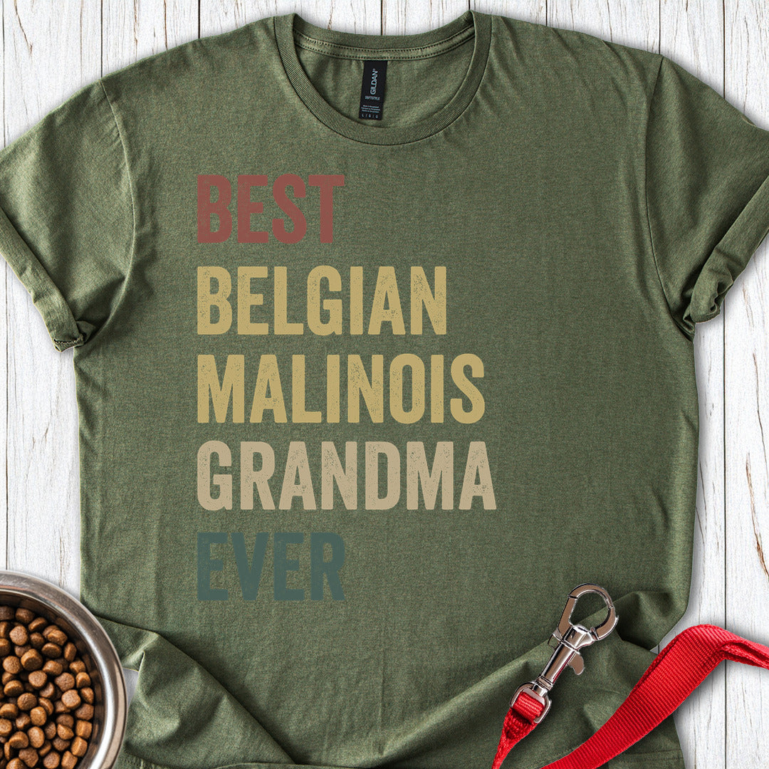 Belgian Malinois Grandma Military Green