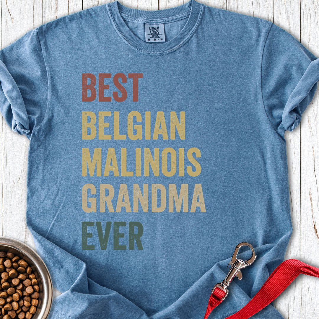 Belgian Malinois Grandma Premium Tee Blue Jean