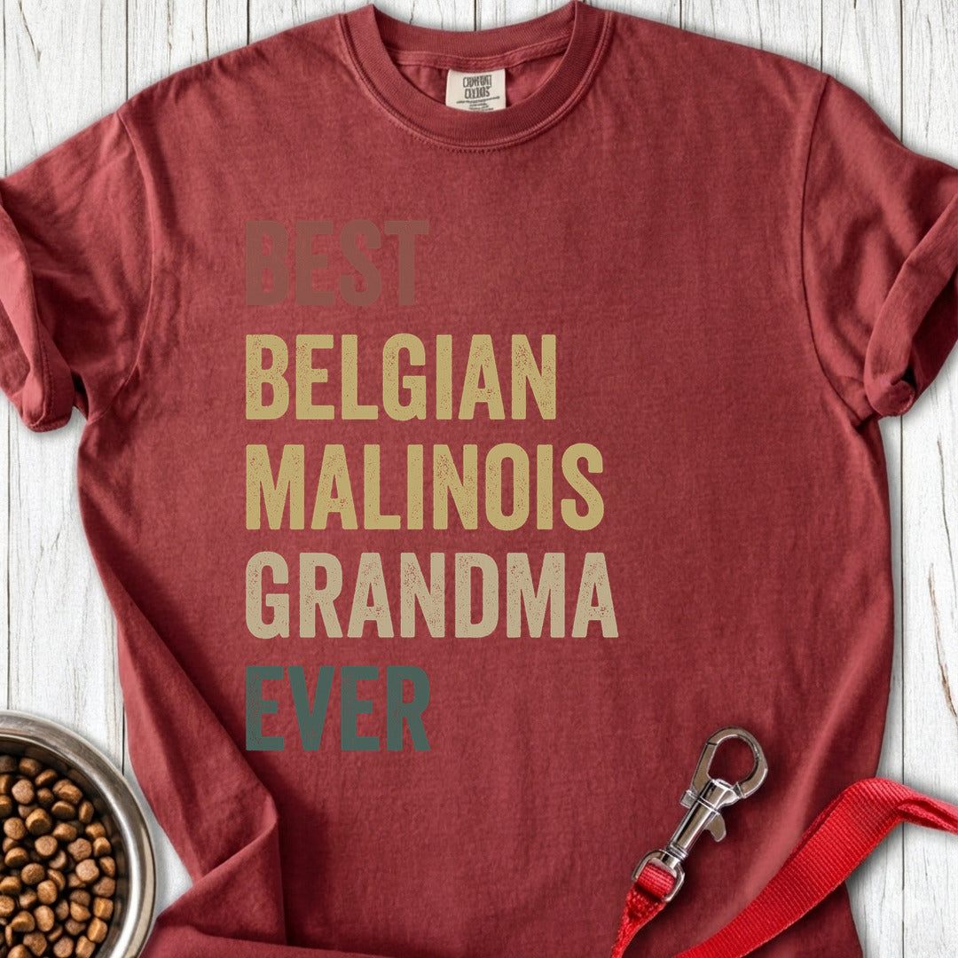 Belgian Malinois Grandma Premium Tee Brick