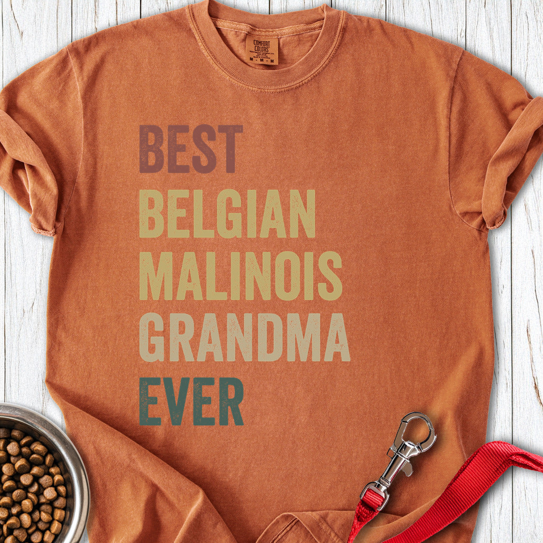 Belgian Malinois Grandma Premium Tee Yam