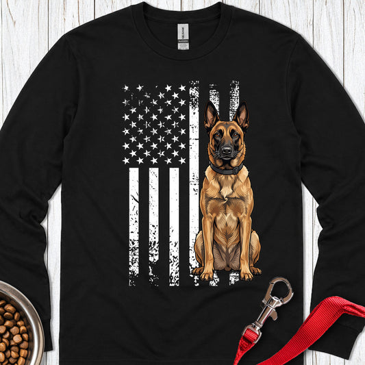 Belgian Malinois Long Sleeve — Black