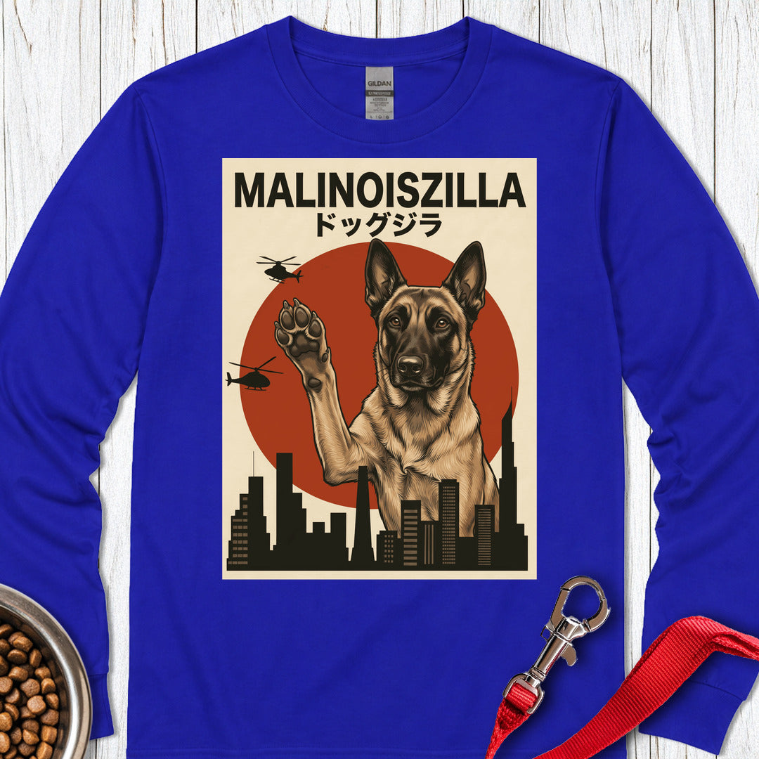 Belgian Malinois Malinoiszilla Long Sleeve — Royal