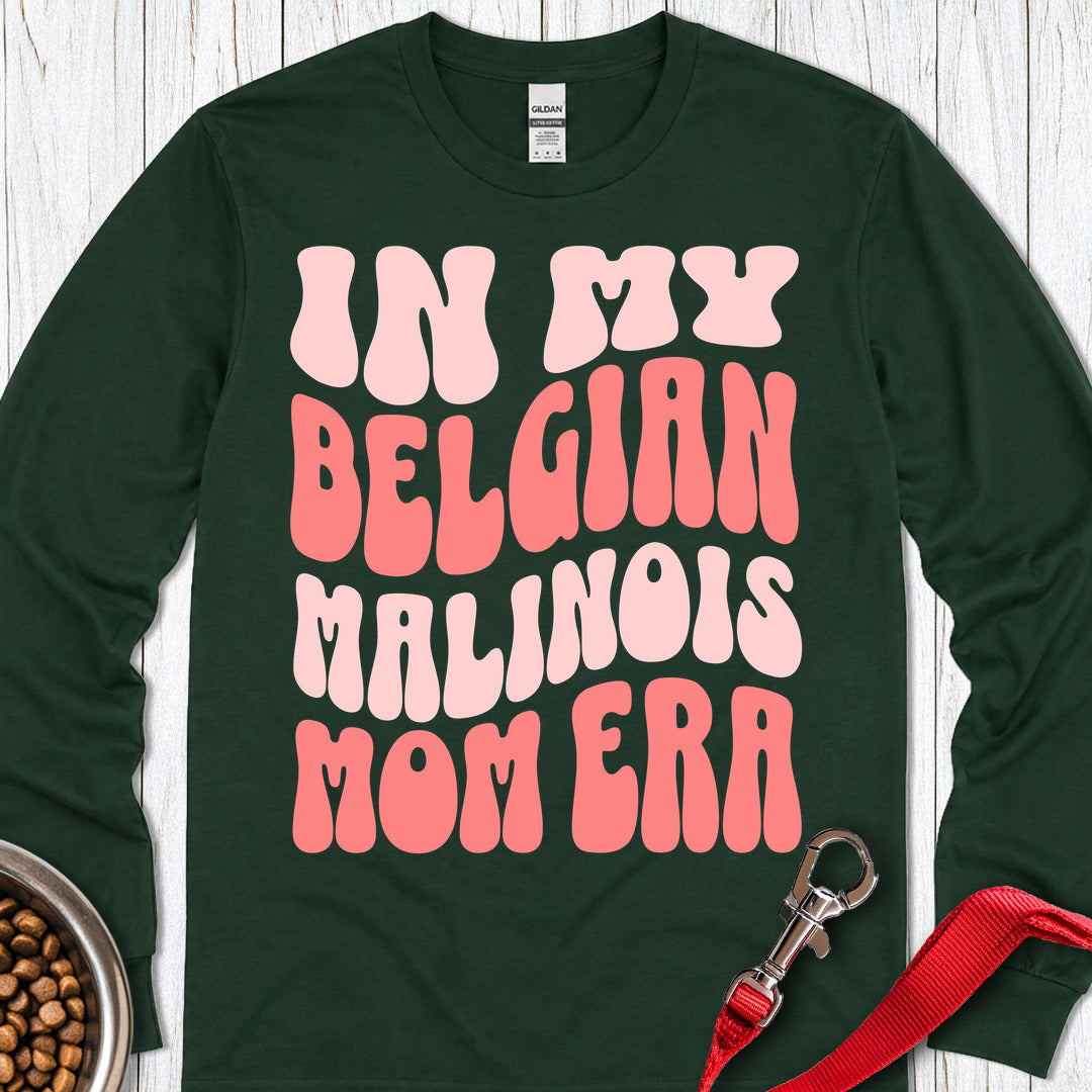 Belgian Malinois Mom Long Sleeve — Forest Green