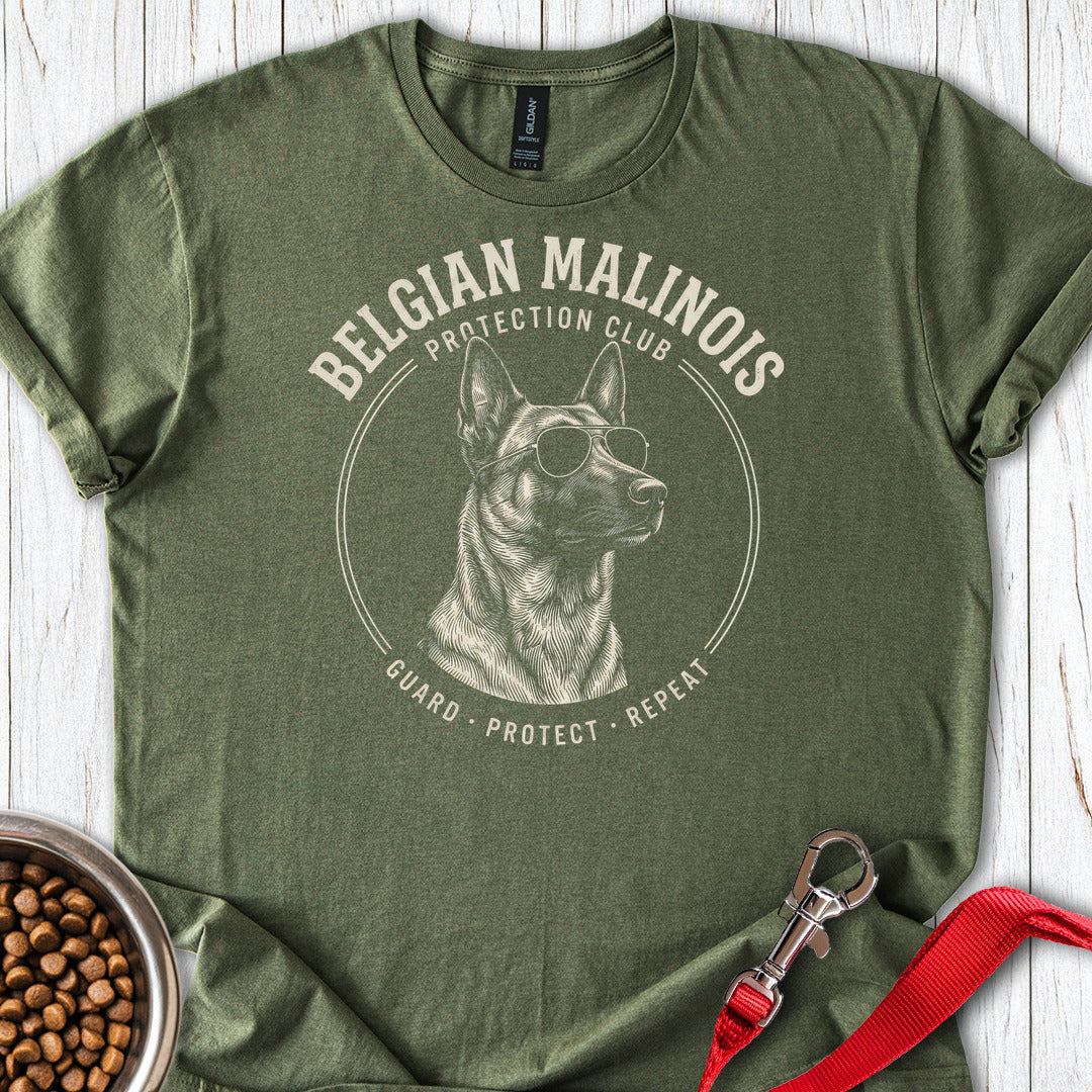 Belgian Malinois Protection Club Military Green