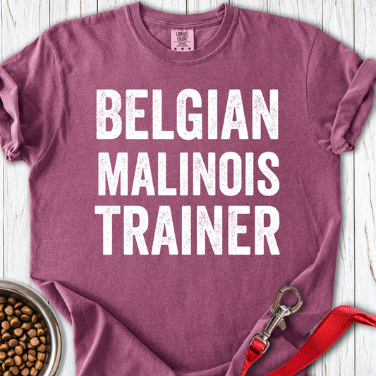Belgian Malinois Trainer Premium Tee — Berry