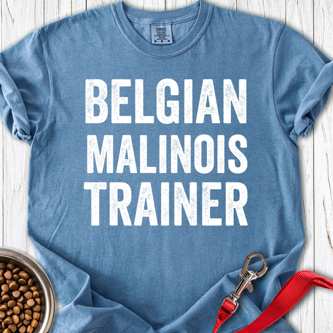 Belgian Malinois Trainer Premium Tee Blue Jean