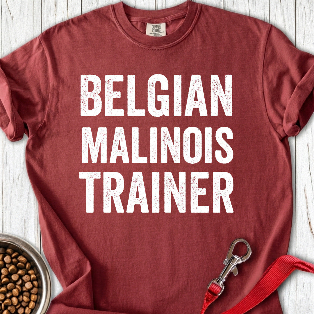 Belgian Malinois Trainer Premium Tee Brick