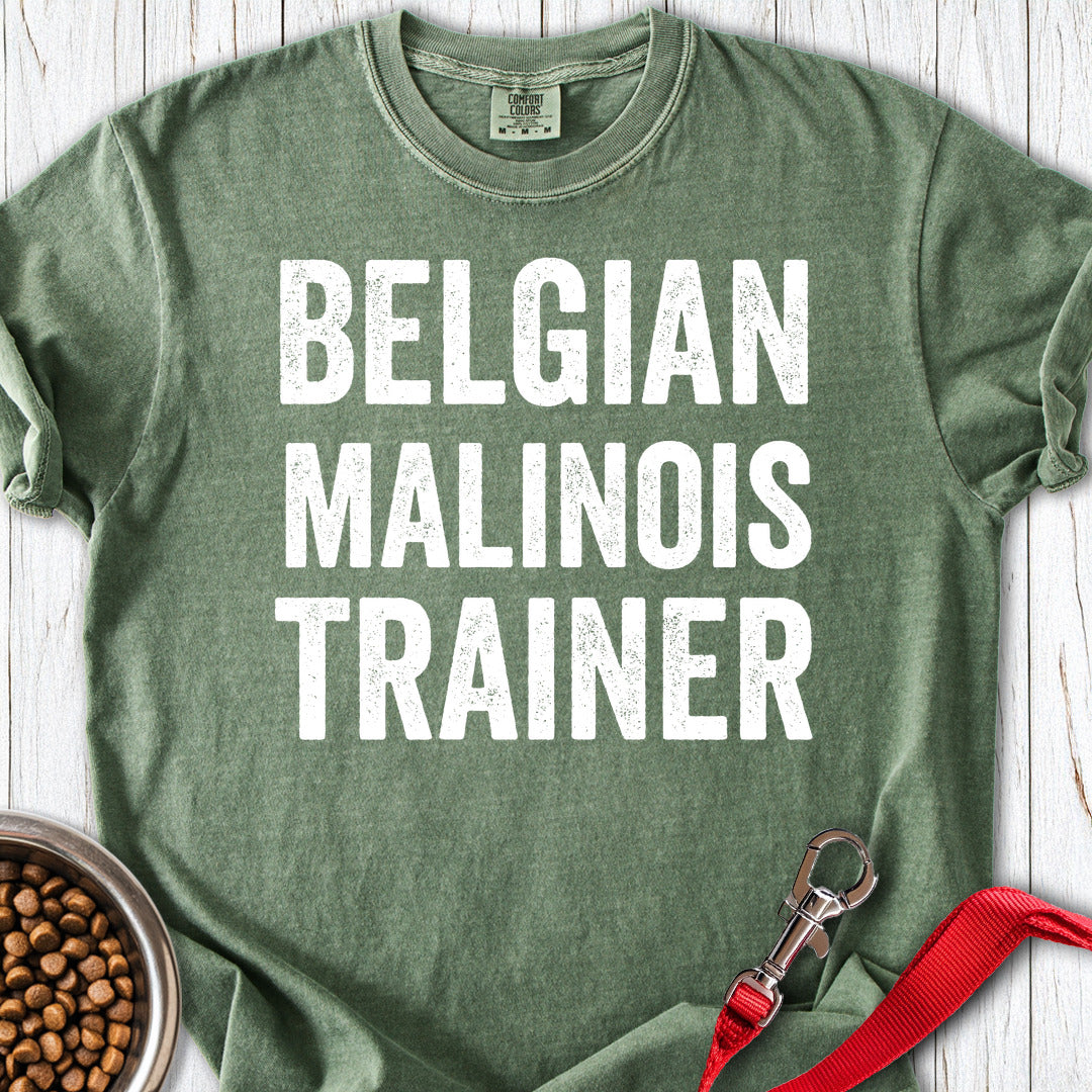 Belgian Malinois Trainer Premium Tee Moss