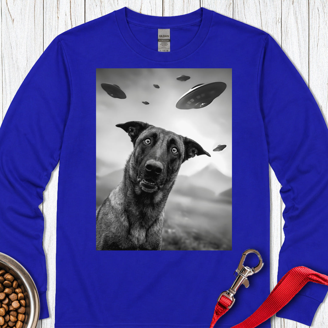 Belgian Malinois UFO Long Sleeve — Royal