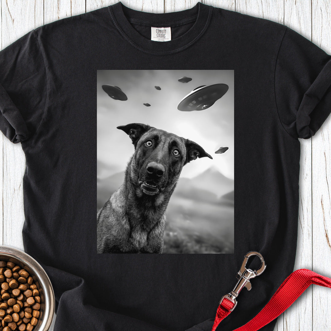 Belgian Malinois UFO Premium Tee Black