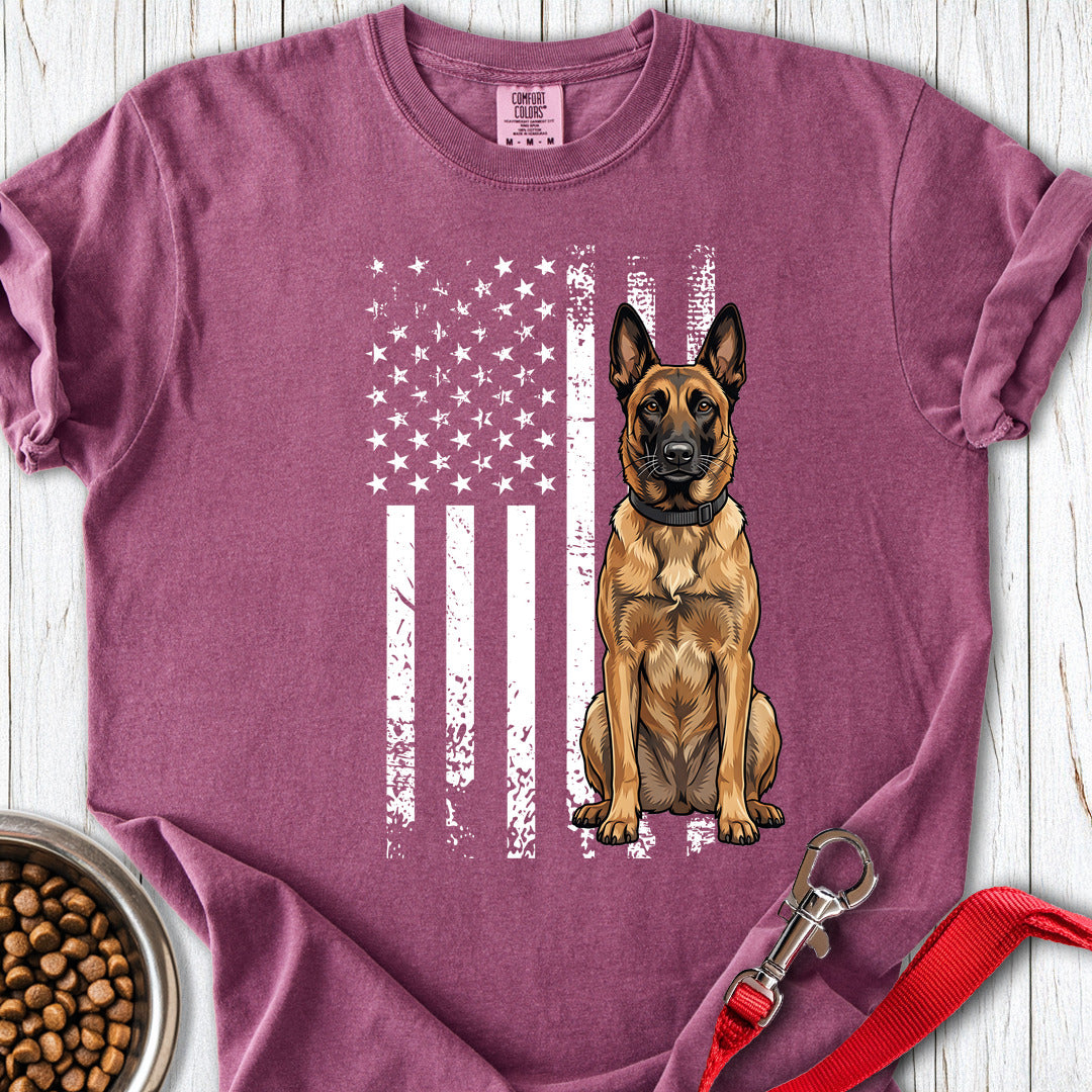 Belgian Malinois USA Premium Tee — Berry