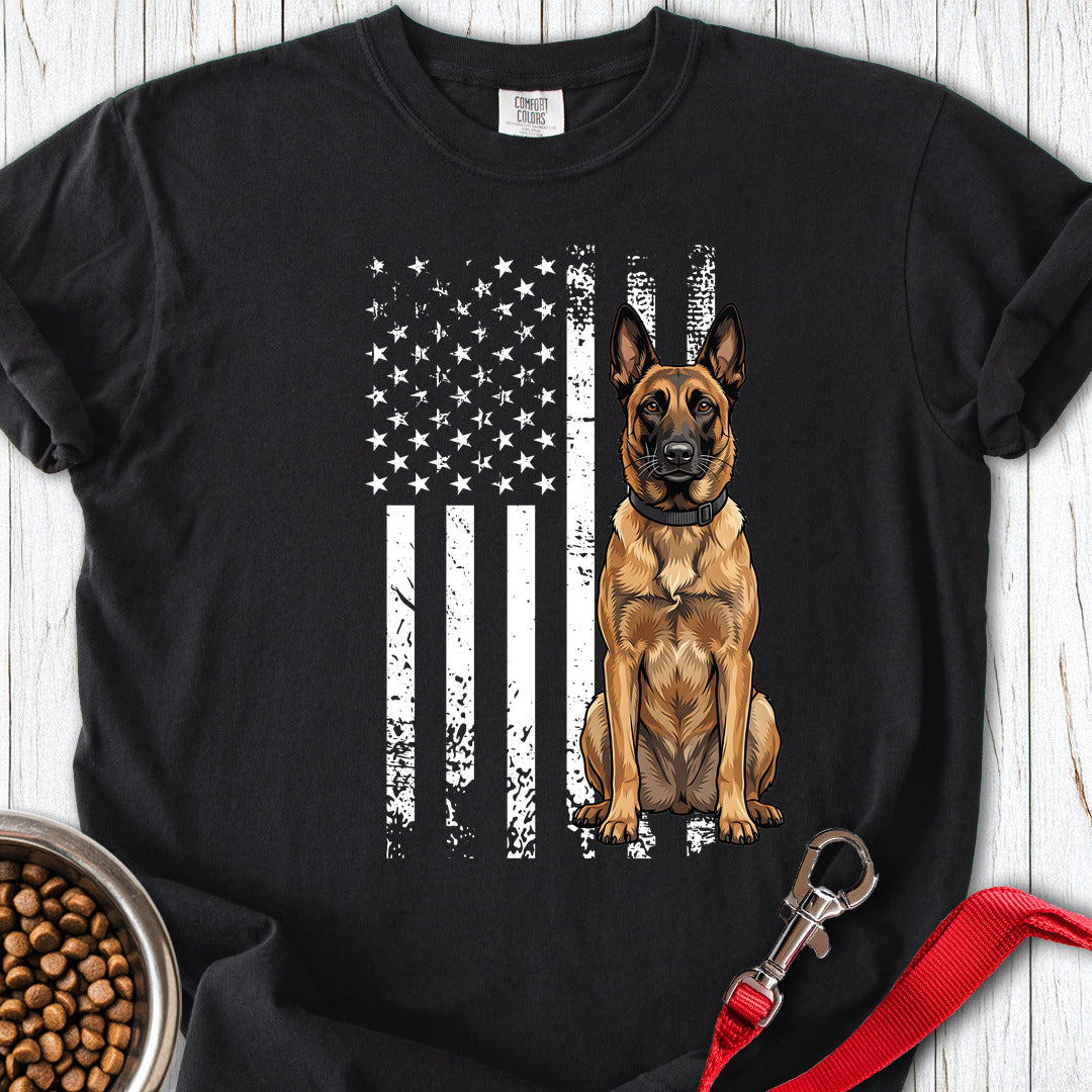 Belgian Malinois USA Premium Tee — Black