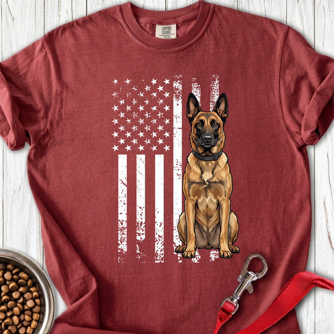 Belgian Malinois USA Premium Tee — Brick