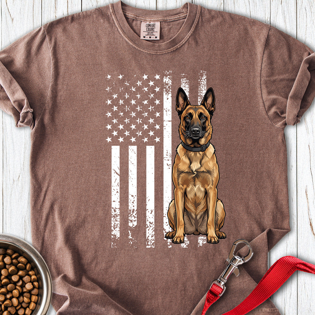 Belgian Malinois USA Premium Tee — Espresso
