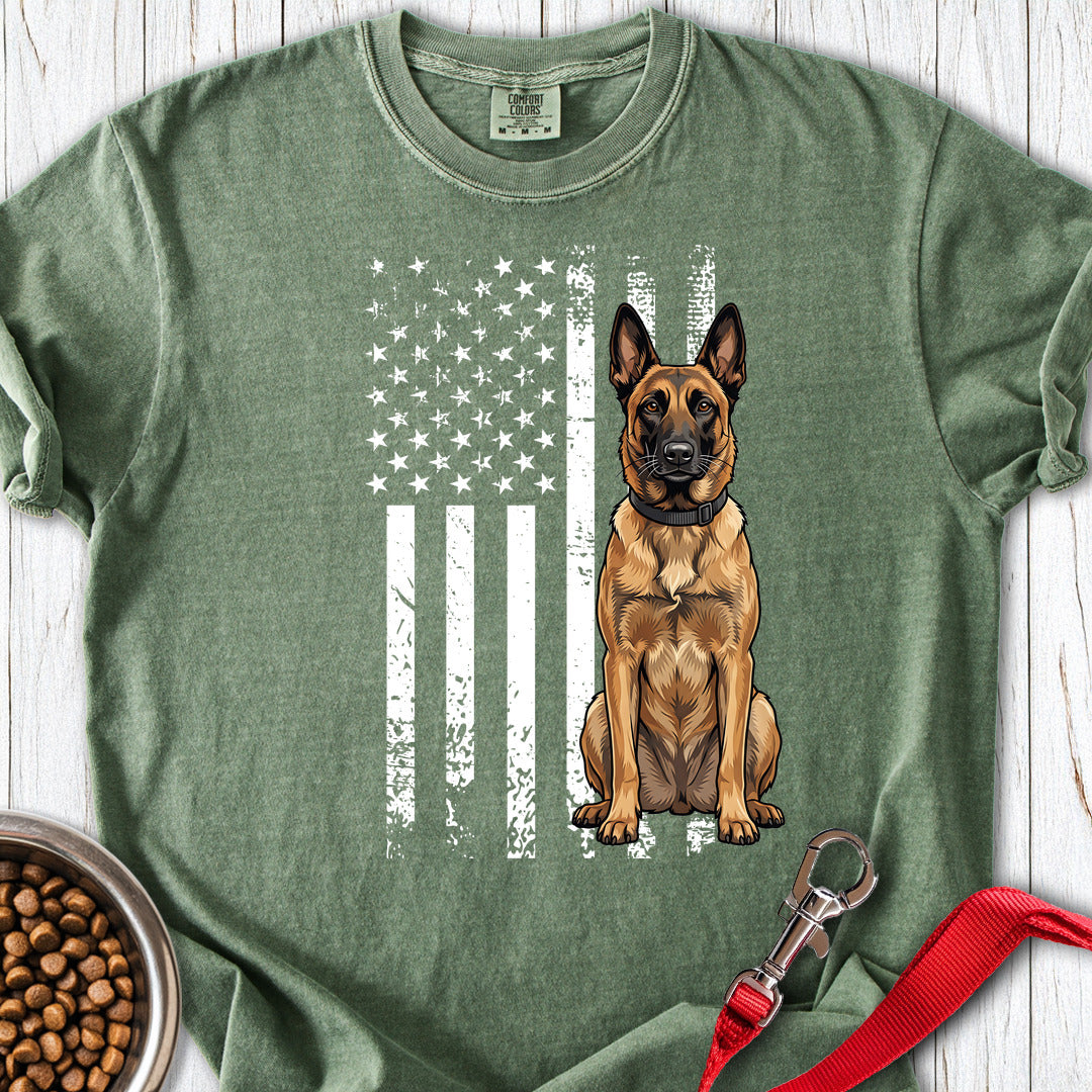 Belgian Malinois USA Premium Tee — Moss