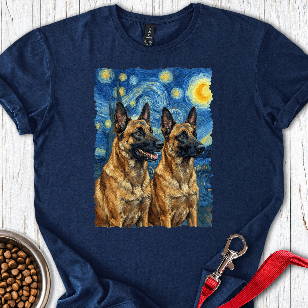 Belgian Malinois Van Gogh Navy