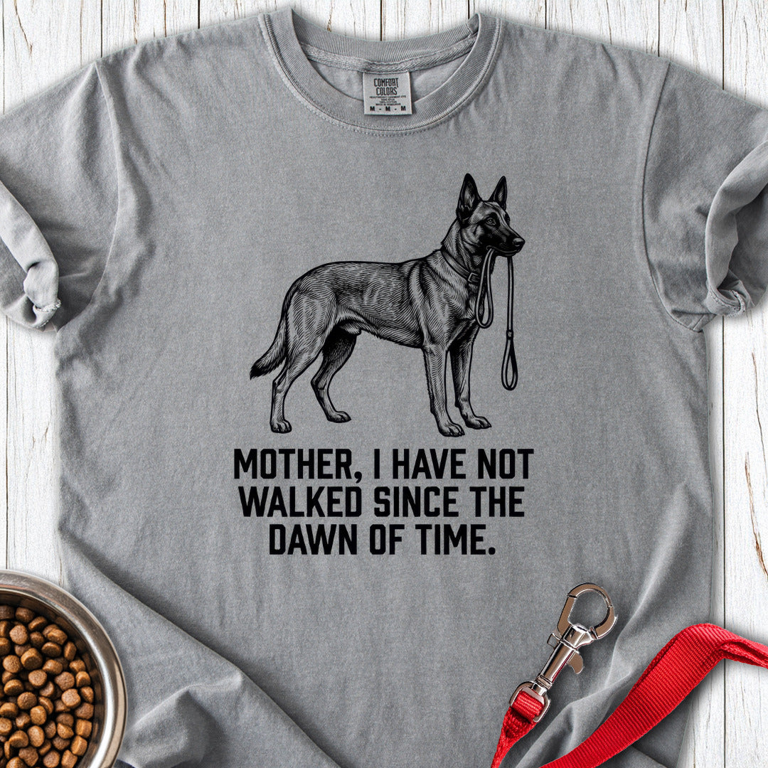 Belgian Malinois Walking Premium Tee Grey