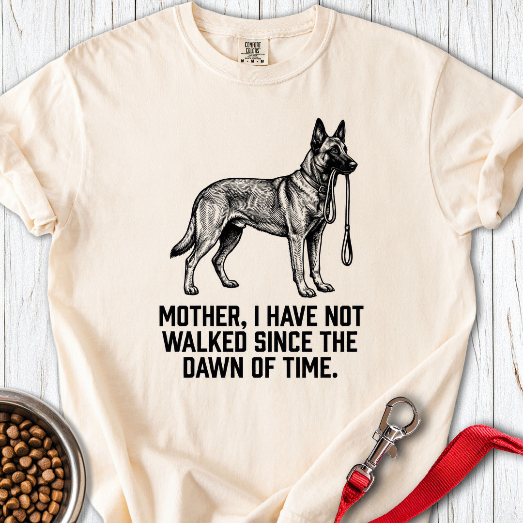 Belgian Malinois Walking Premium Tee Ivory