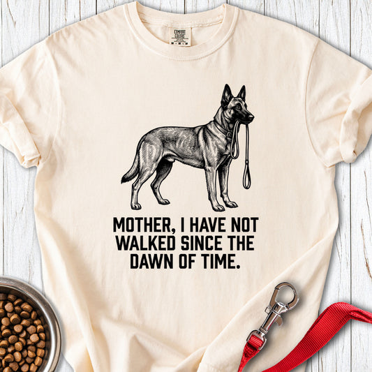 Belgian Malinois Walking Premium Tee Ivory