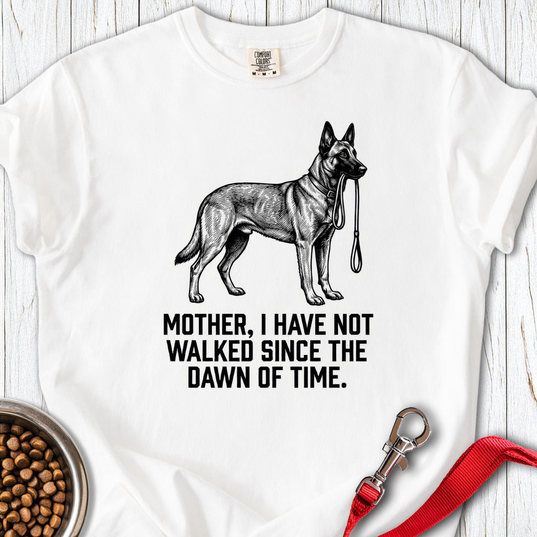 Belgian Malinois Walking Premium Tee White
